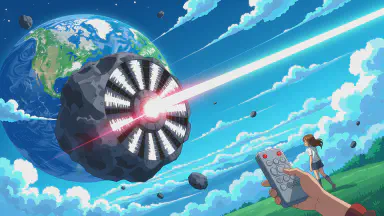 "Space Fan" Solution for Air Pollution: Government Allocates Entire National Budget to Remote Control Asteroids - Style 1