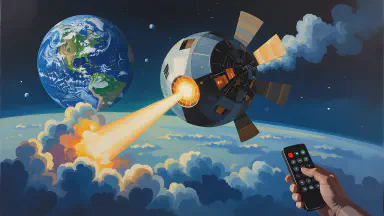 "Space Fan" Solution for Air Pollution: Government Allocates Entire National Budget to Remote Control Asteroids - Style 3
