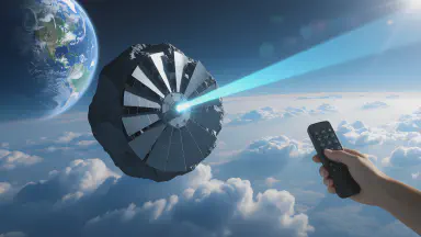 "Space Fan" Solution for Air Pollution: Government Allocates Entire National Budget to Remote Control Asteroids - Style 4