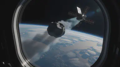 "Space Fan" Solution for Air Pollution: Government Allocates Entire National Budget to Remote Control Asteroids - Style 5