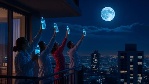 「飲める月光」購入者、夜中に一斉に遠吠え。消費者庁「気持ちはわかるが水です」