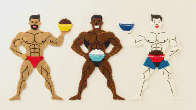 Bodybuilders Ditch Protein Shakers for Wooden Rice Tubs. New Trend: "Chestnut Rice Bulk-Up" Born - Style 1
