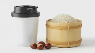 Bodybuilders Ditch Protein Shakers for Wooden Rice Tubs. New Trend: "Chestnut Rice Bulk-Up" Born - Style 5