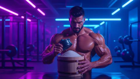 Bodybuilders Ditch Protein Shakers for Wooden Rice Tubs. New Trend: "Chestnut Rice Bulk-Up" Born