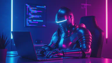 New Ordinance Mandates 'Armor Wearing' for Online Debates to Combat Flame Wars. Wi-Fi Blockage Forces Physical Termination of Discussions - Style 1