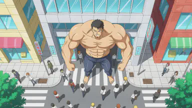 Scientists Announce "The Secret to Longevity is in Your Right Arm." All of Humanity Becomes Popeye, Can No Longer Fit Through Doors - Style 1