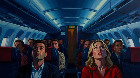 Passenger Aircraft Designed by Master Director: Theme Song Blasts at Takeoff, Emergency Exits Appear Only After End Credits