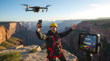 "Likes" Worth Your Life: Government Turns Dangerous Cliffs into Gacha-Based Photo Spots. Grand Prize: "Immediate Drone Rescue" - Main Image