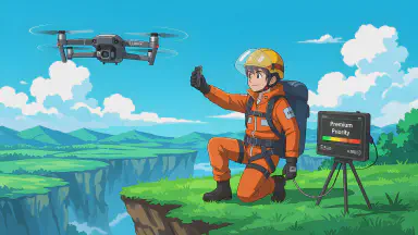 "Likes" Worth Your Life: Government Turns Dangerous Cliffs into Gacha-Based Photo Spots. Grand Prize: "Immediate Drone Rescue" - Style 1