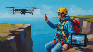 "Likes" Worth Your Life: Government Turns Dangerous Cliffs into Gacha-Based Photo Spots. Grand Prize: "Immediate Drone Rescue" - Style 6
