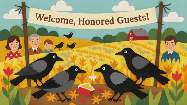 カラスを「賓客」として招待した村、収穫ゼロで食糧難に。カラスからの”支援物資”で冬を越す。 - Style 2