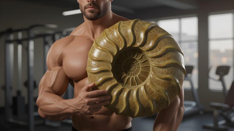 "Drinkable Fossil" Latest Protein Supplement Causes Side Effect: Biceps Transform into Ammonites