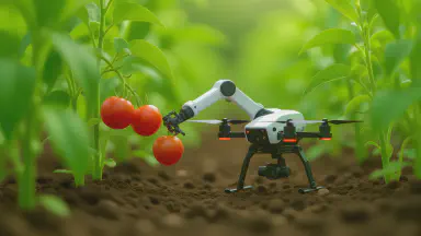 Garden Tomato 'Arrested' for Breaking Self-Isolation. New Gardening Style with 24-Hour Drone Surveillance is Born - Style 1