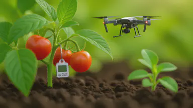 Garden Tomato 'Arrested' for Breaking Self-Isolation. New Gardening Style with 24-Hour Drone Surveillance is Born - Style 3