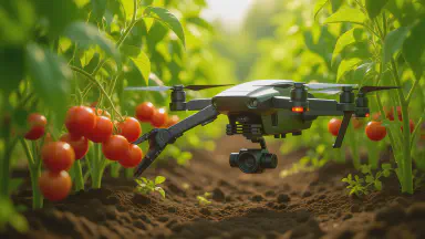 Garden Tomato 'Arrested' for Breaking Self-Isolation. New Gardening Style with 24-Hour Drone Surveillance is Born - Style 4