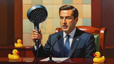 「浴室熱唱法」成立、首相がシャワーヘッド型マイクで所信表明 - Style 2