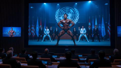 筋肉アイドルグループの『上腕二頭筋ウェーブ』、国連が”大量破壊兵器”に指定。輸出規制の対象に