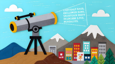 未来望遠鏡、ついに完成。国家の未来は映さず「福袋の在庫状況」だけをリアルタイム中継。 - Main Image