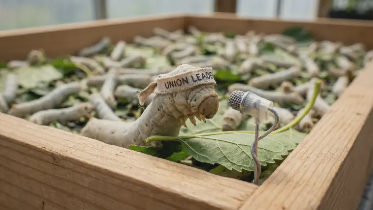 Silkworms Launch General Strike. Demands Include 'Organic Mulberry and Five-Day Workweek,' Luxury Silk Market Frozen