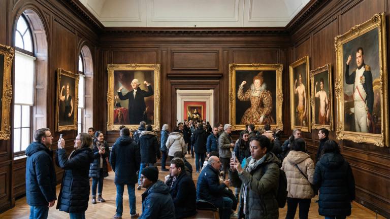 "All Great Figures Were Protein Enthusiasts" AI "Proves," Museum Portraits Being Replaced One After Another