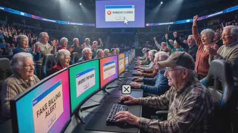 「終活eスポーツ」リーグ開幕、種目は”ワンクリック詐欺”からの脱出速度