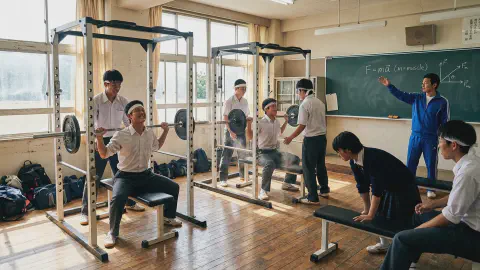 Ministry of Education Merges Five Core Subjects into "Physics (Muscle)" — Bans Writing Instruments from Entrance Exams