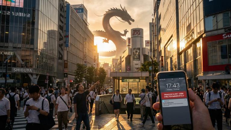 "Tornado Warning" Becomes "Dragon Incoming Alert." Weather App Update Syncs with Another World