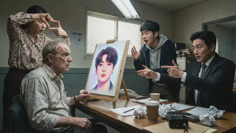 Wanted Poster Sketch Unanimously Rendered as 'Popular Actor' by Witnesses; Investigation HQ Apologizes to Talent Agency