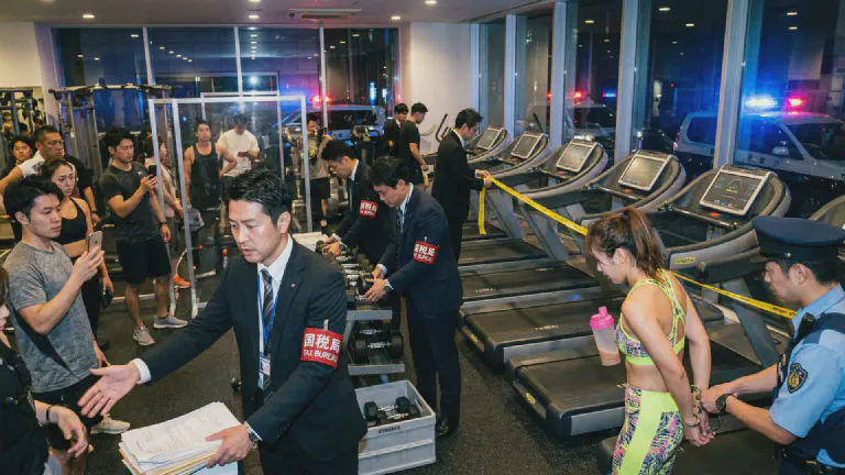 国税庁、ダイエットを「資産隠し」と認定　ジム利用者を脱税容疑で一斉摘発