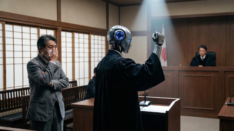 AI弁護士、六法全書を無視し「あきらめないで！」連呼で勝訴。判決理由は「感動した」
