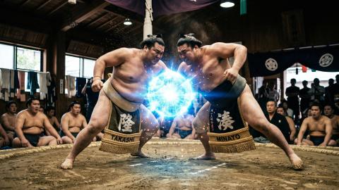 Nuclear Fusion Confirmed During Sumo Training Bout, Sumo Stable Registers as New Power Company