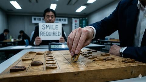 将棋連盟、「殺気」を環境汚染物質に指定　初手「睨み」で即時反則負けへ