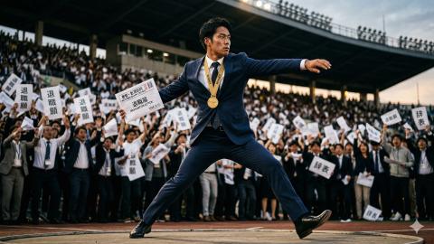 五輪新種目「退職代行」、日本代表が『即日・有給全消化』で金メダル