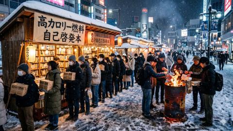 Record Cold Wave Sends 'Self-Help Business Books' Soaring as Fuel; 'Empty Content' Contributes to Combustion Efficiency