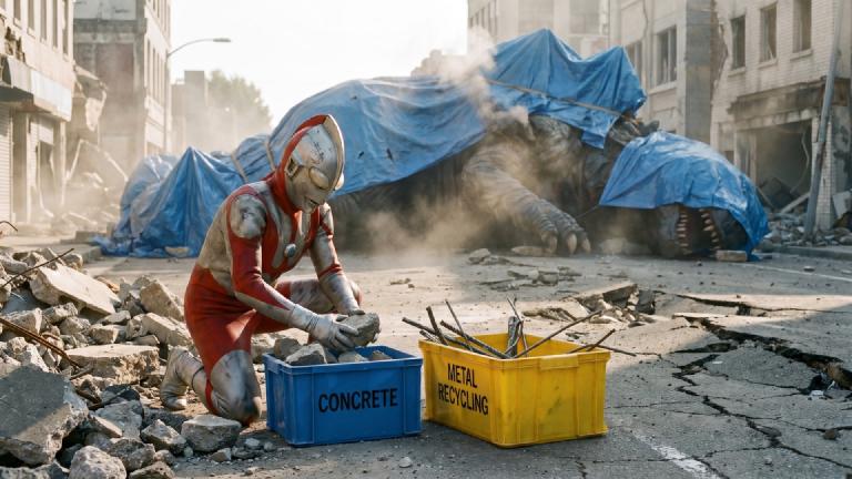 Special Move 'Environmental Assessment Violation': The Hero Who Saved the Earth Ordered to Sort Rubble by an NGO