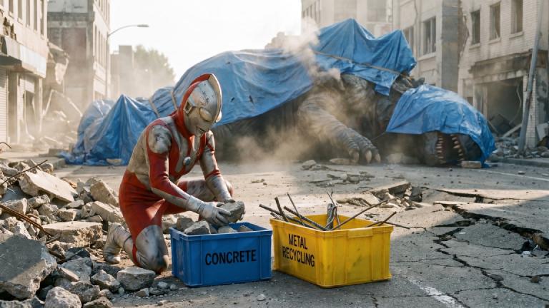 Special Move 'Environmental Assessment Violation': The Hero Who Saved the Earth Ordered to Sort Rubble by an NGO