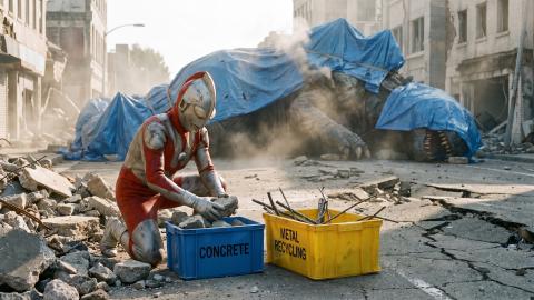 Special Move 'Environmental Assessment Violation': The Hero Who Saved the Earth Ordered to Sort Rubble by an NGO