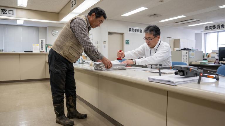 In Agricultural Reality Show, Perfect Stamping Decides the Winner; Latest Drone Serves as a Paperweight