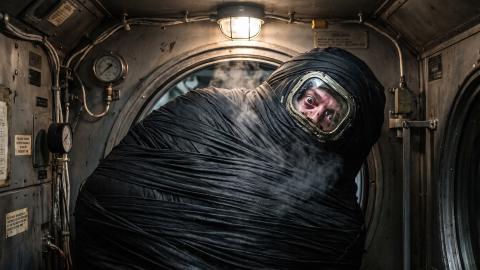 宇宙服を廃止し「発熱インナー800枚重ね着」を義務化　着圧でダイヤモンド生成が可能に