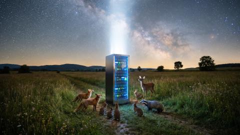 "Humans Get in the Way" Outdoor Music Festival Goes Fully Unmanned: A Scene of "Euphoria" in the Wilderness Where Only Server Cooling Fans Scream