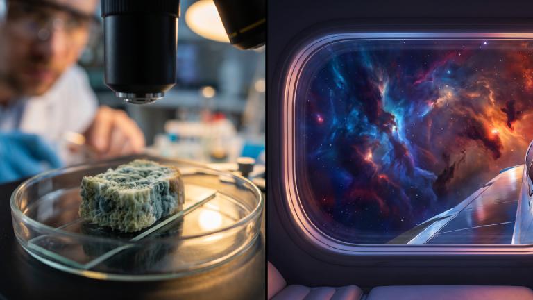 A 200-Million-Yen-a-Night Space Hotel: The Spectacular Window View Was Just "Moldy Bread"