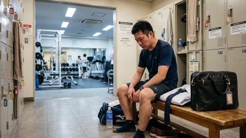 ジム、着替えを運動に認定　帰りの着替えで週２達成